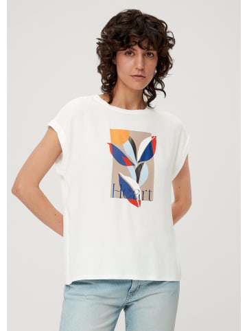 s.Oliver T-Shirt in 02D0_ecru