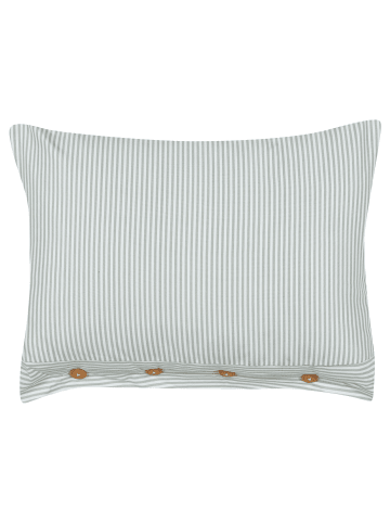 Beliani Dekokissen SEBRINE in Grün/Weiß/Braun - (W) 40 x (H) 12 x (L) 60 cm