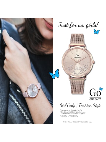 Girl Only Armbanduhr-Analog rosegold mittel (ca. 36mm) Girl Only Mademoiselle