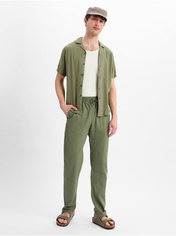 TOM TAILOR Denim Hose in oliv