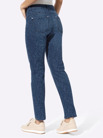 Heine 7/8-Jeans in blue-stone-washed