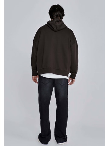 SikSilk Sweatjacke Essentials Full Zip in Brown