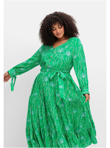 sheego by Joe Browns Maxikleid in grün