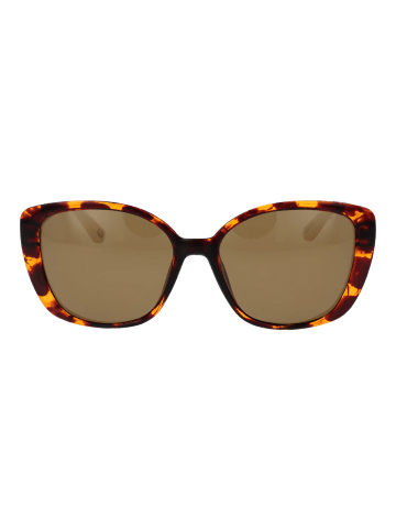 Skechers Frauen Sonnenbrille Rechtwinklig Braun