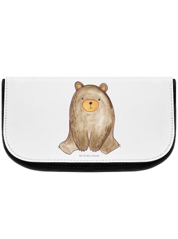 Mr. & Mrs. Panda kulturtäschchen Bär sitzend ohne Spruch in Weiß