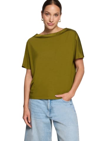 Zero  Kurzarm-Shirt mit U-Boot-Ausschnitt in Fir Green