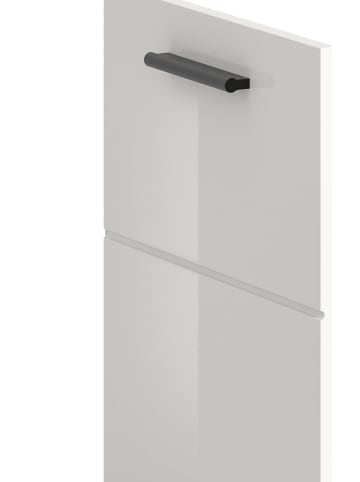 Inn.Furn Waschbeckenunterschrank weiß Hochglanz 40 cm, Badschrank auf Rollen