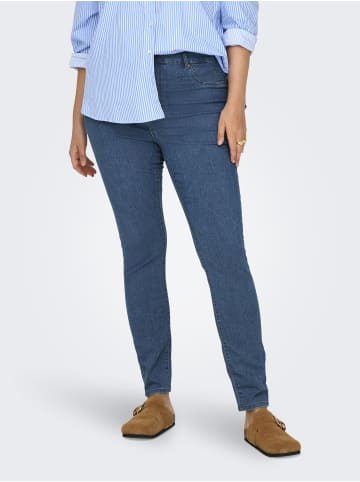ONLY Carmakoma Skinny Jeans in Medium Blue Denim