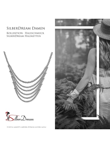 SilberDream 925 Sterling Silber Damen SilberDream Halsketten  ca. 42cm bis 47cm