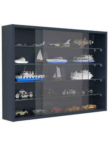 VCM Hängevitrine Wandvitrine Sammel Deko Drivalo L in Anthrazit