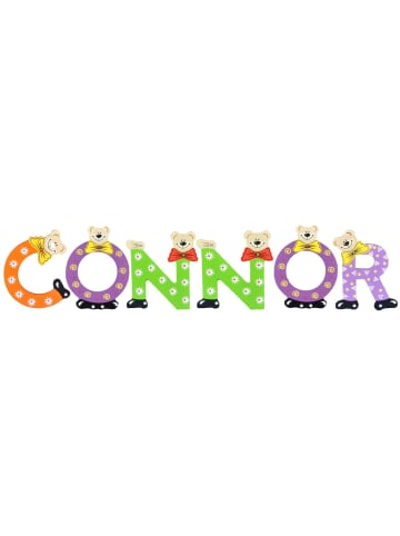 Playshoes Deko-Buchstaben "CONNOR" in bunt