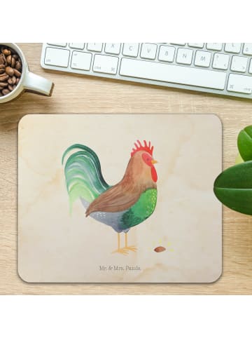 Mr. & Mrs. Panda Mauspad Hahn Korn ohne Spruch in Vintage