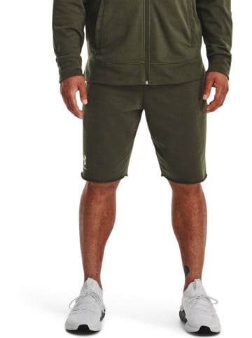 Under Armour Short "UA Rival Shorts aus French Terry" in Grün