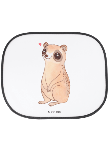 Mr. & Mrs. Panda Hitzeschutz Auto Plumplori Glücklich ohne Spruch in Weiß