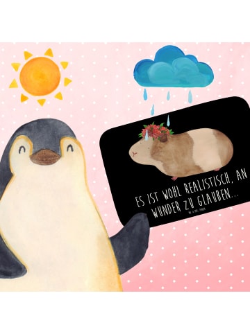 Mr. & Mrs. Panda Duschvorleger Meerschweinchen Weisheit mit Spruch in Schwarz