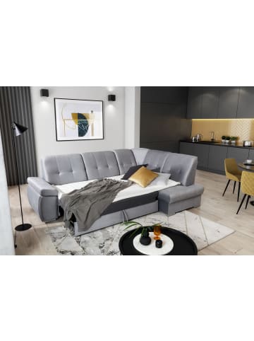 MF Design Saido Recamiere Rechts in Grau -  (L) 272 x (B) 272 x (H) 95 cm