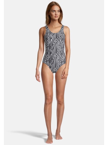 BECO the world of aquasports Badeanzug Zebra Vibes in schwarz-weiß