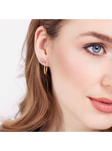 Lucardi 375 Gold Ohrringe Oval