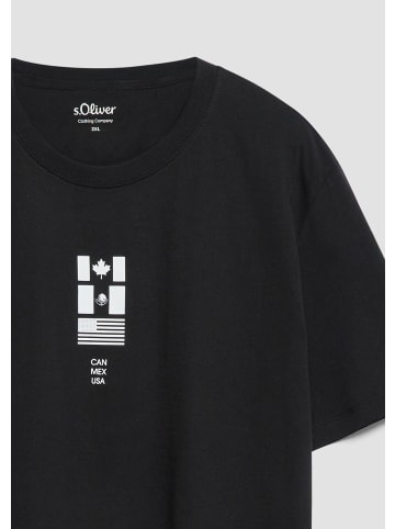 s.Oliver T-Shirt in 99D1_schwarz