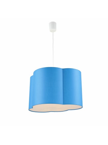 Licht-Erlebnisse Pendelleuchte (B)29 x (L)42 x (T)110 cm in Weiß Blau