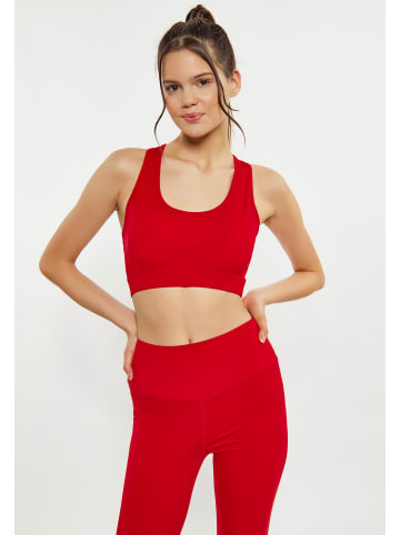 myMO ATHLSR Damen Crop-Top in Rot