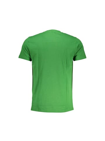 cavalli CLASS Grünes Baumwoll-T-Shirt