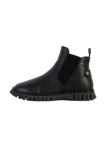 Divine Factory Sneaker Montante aus Leder Alénoa Schwarz