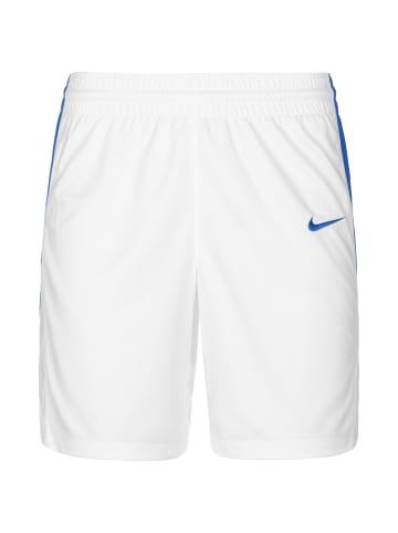 Nike Performance Trainingsshorts Team Basketball Stock in weiß / dunkelblau