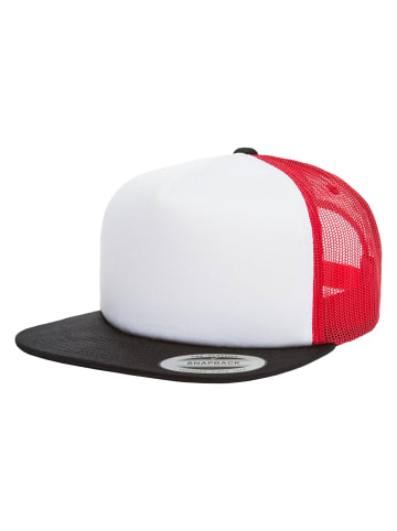  Flexfit Trucker in blk/wht/red