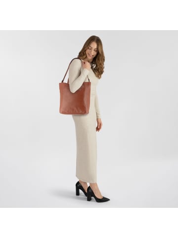 LIEBESKIND BERLIN Hera Schultertasche Leder 42 cm in russet