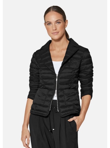 MADELEINE Wattierte Damenjacke mit sportivem Touch in schwarz