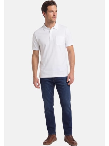 Redmond Poloshirt Basic in Weiß