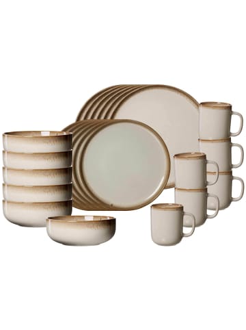 Ritzenhoff & Breker 24er Set Kombiservice Malaga in Creme