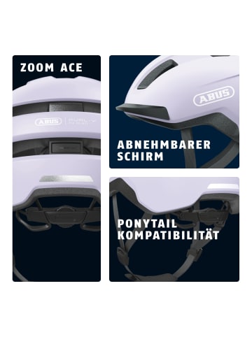 ABUS Fahrradhelm PURL-Y in light lavender