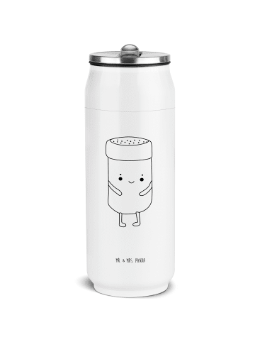 Mr. & Mrs. Panda Getränkedosen Trinkflasche Beste Freunde Salz o... in Weiß