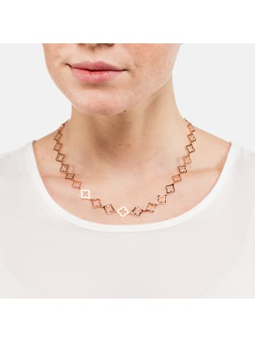 Steel_Art Halskette Damen Juria poliert in rosegoldfarben