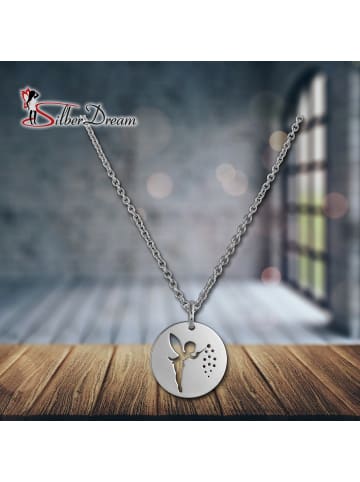 SilberDream 925  Silber Damen SilberDream Halsketten Fee  ca. 42cm mit 5cm Verlängerung