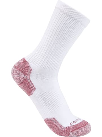 CARHARTT  Socke "Midweight Cotton Blend Crew Sock 3 Pair" in Weiß