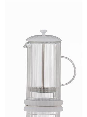 Price&Kensington PRICE & KENSINGTON, FRENCH PRESS, LUXE, weiß, 1 L