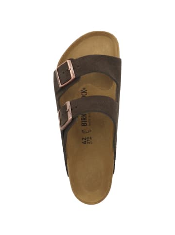 Birkenstock Sandale Arizona Veloursleder normal in braun