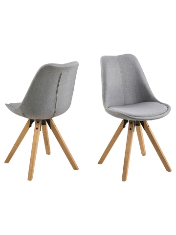 ebuy24 Esszimmerstuhl Dima Grau 2er Set