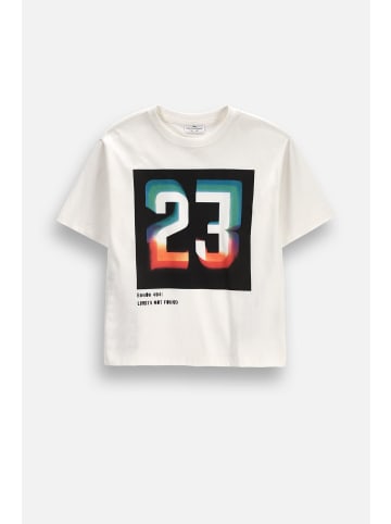 Coccodrillo T-shirt mit kurzen Ärmeln in ecru