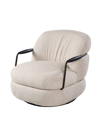Signature Sessel MICHEL in Beige - (W)82  x (H)77  x (L)92 cm