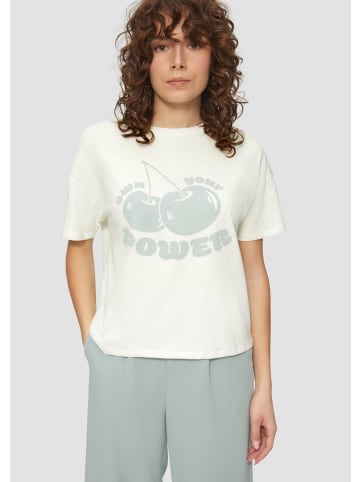 QS T-Shirt in 02D0_creme