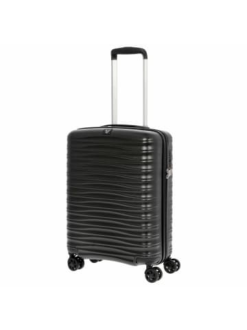 Roncato Wave - 4-Rollen Kabinentrolley S 55 cm in schwarz