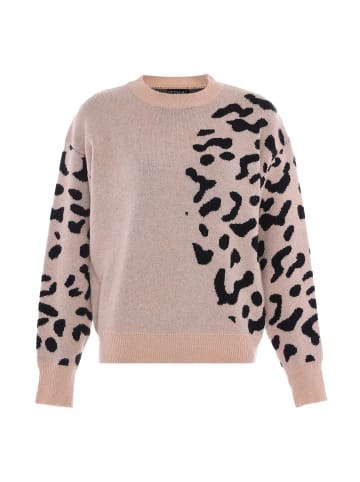 FENIA Damen Sweater in BEIGE LEO