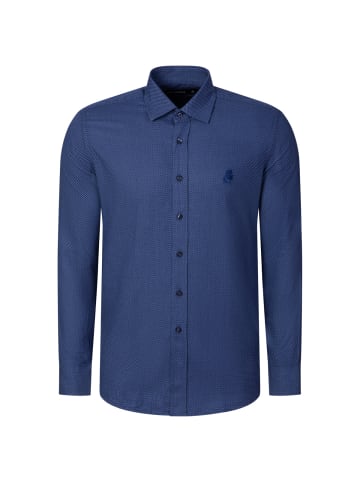 Karl Lagerfeld Langarmhemd 605084 in dunkelblau