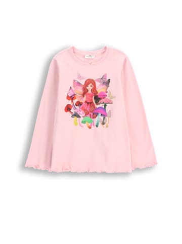 Coccodrillo Langarmshirt in gedämpftes Rosa