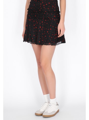 myMo Women Skirt in red black