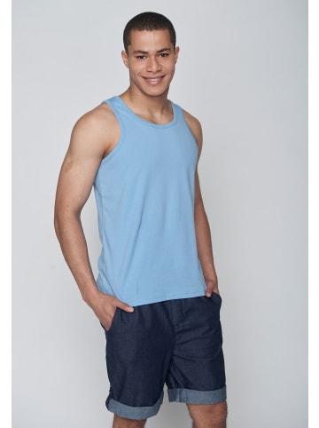 GreenBomb Tanktop Basic in Schieferblau